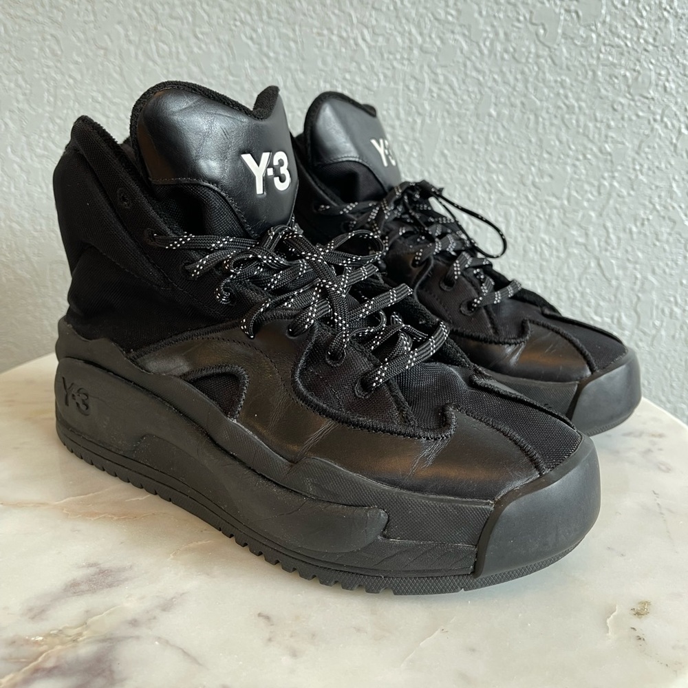 Y-3 Yohji Yamamoto Hokori Womens Sneakers In Black | Size 6